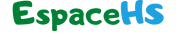 ceci est le logo du site où il est écrit Espace Hs.